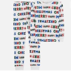 Carter's Happy Merry Christmas Pajamas 18 months